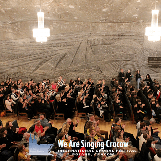 At the Wieliczka Salt Mine