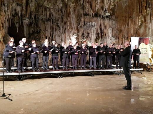 Concert in underground