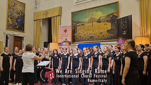 The Girls choir „Liepaitės“ of Vilnius choir singing school from Vilnius, Lithuania with the Conductor: Jolita Vaitkevičienė