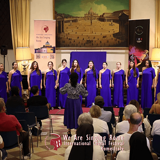 VOCES BLANCAS DEL NALÓN YOUTH CHOIR from Langreo, Spain with the Conductors: Sofía Nevado Domínguez & Hanna Rubio del Canto